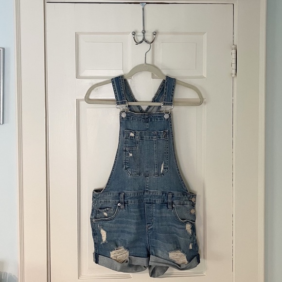 Distressed Overalls - Picture 1 of 2